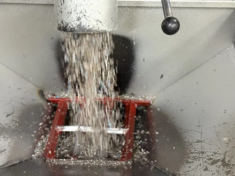 Loading the extruder hopper